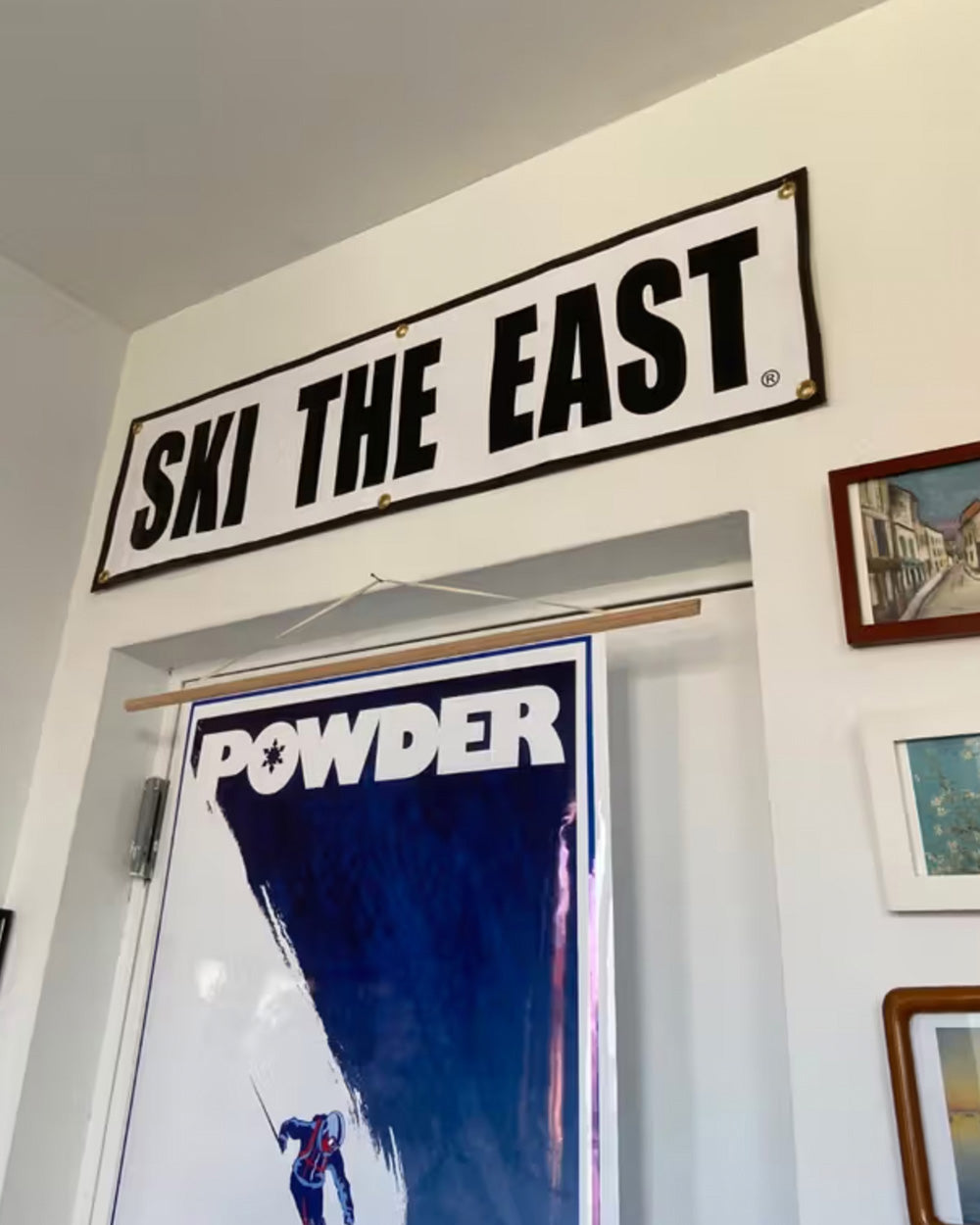 Ski The East Vinyl Banner