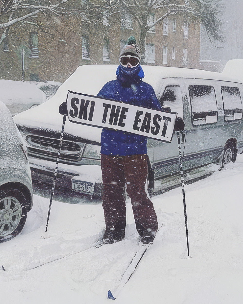 Ski The East Vinyl Banner
