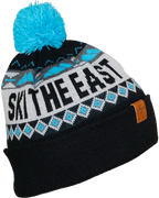 Powder Day Pom Beanie - Black Ice