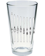 Ski Quiver Pint Glass