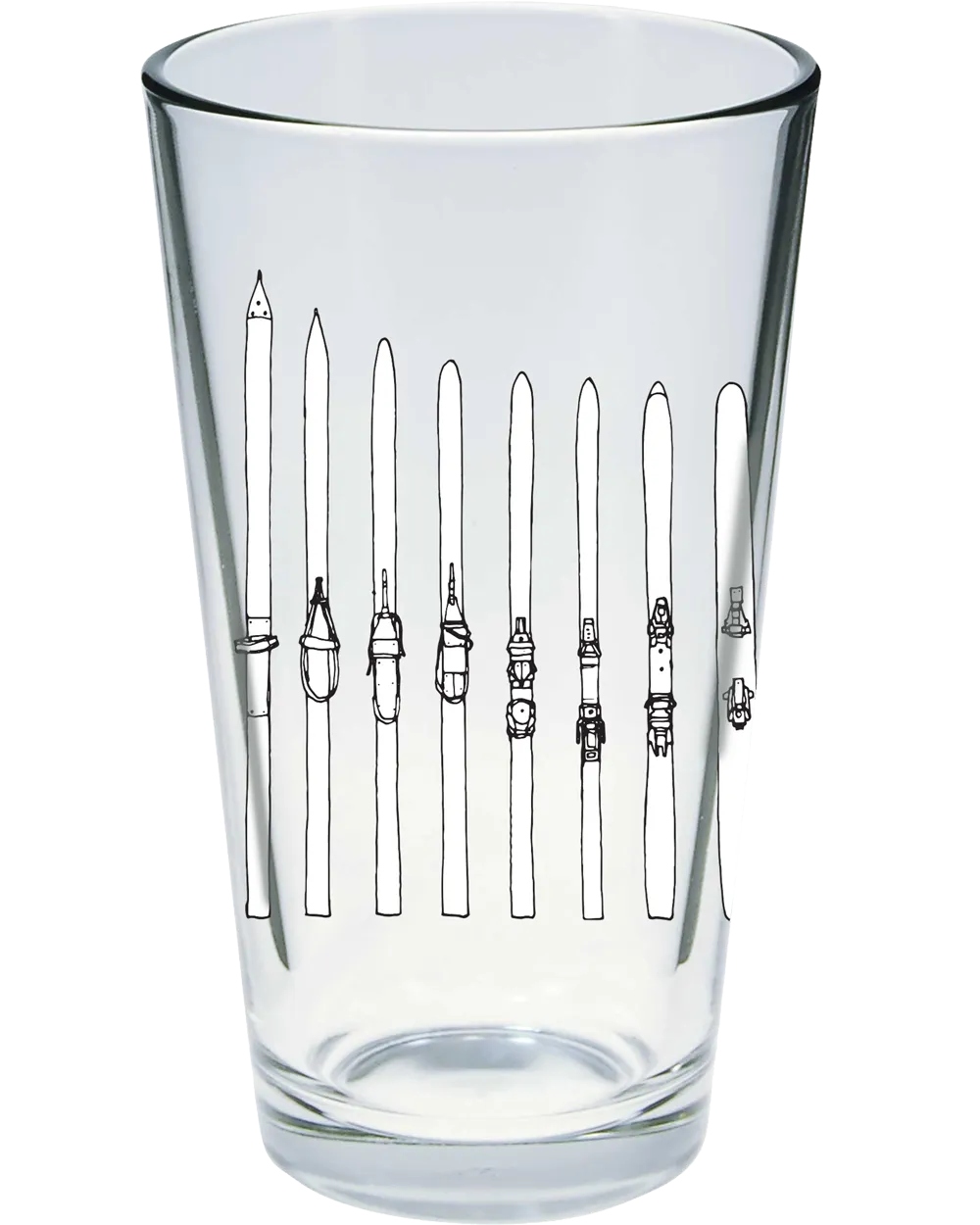 Ski Quiver Pint Glass