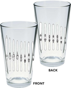 Ski Quiver Pint Glass