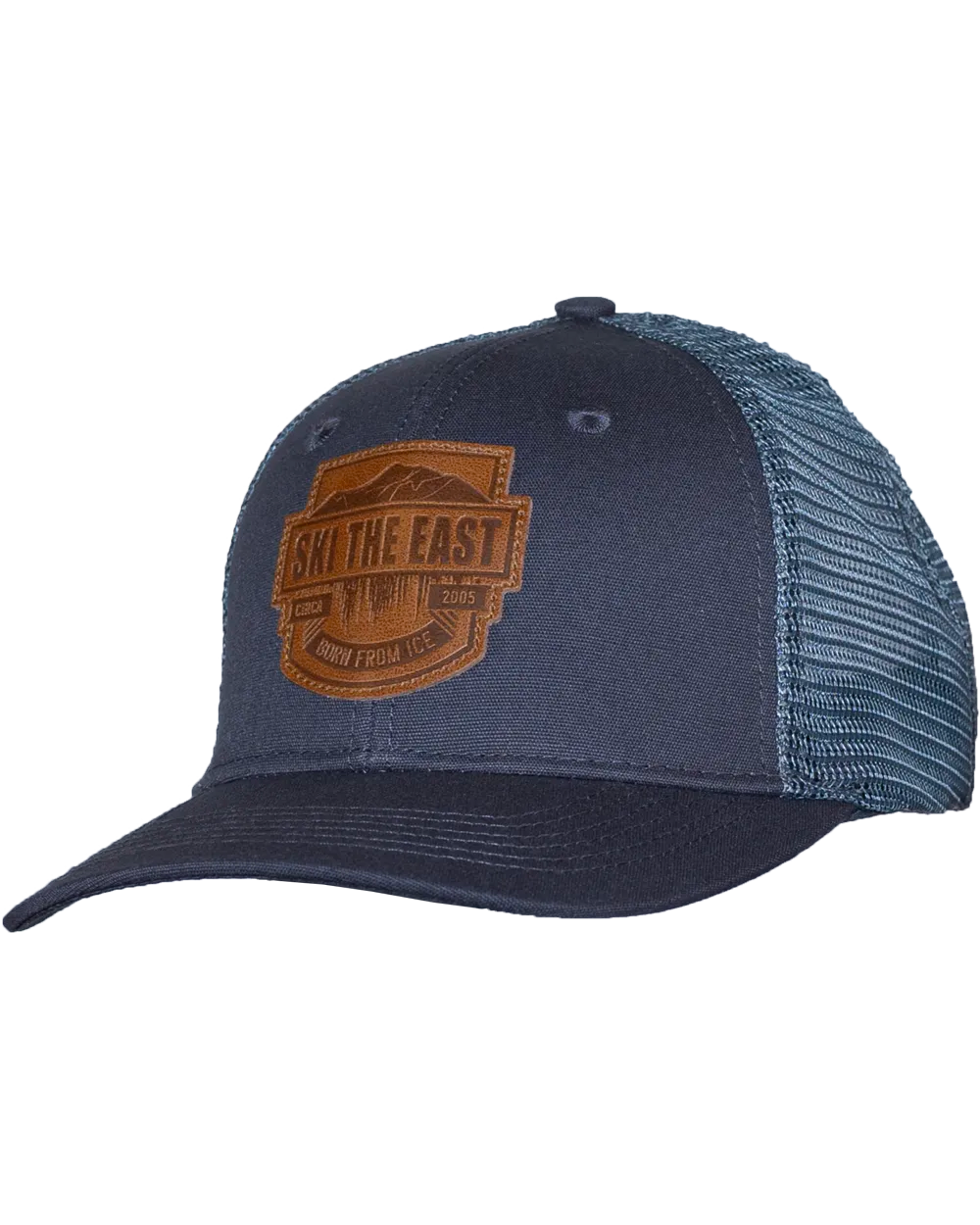 Born From Ice Trucker Hat - Vintage Black