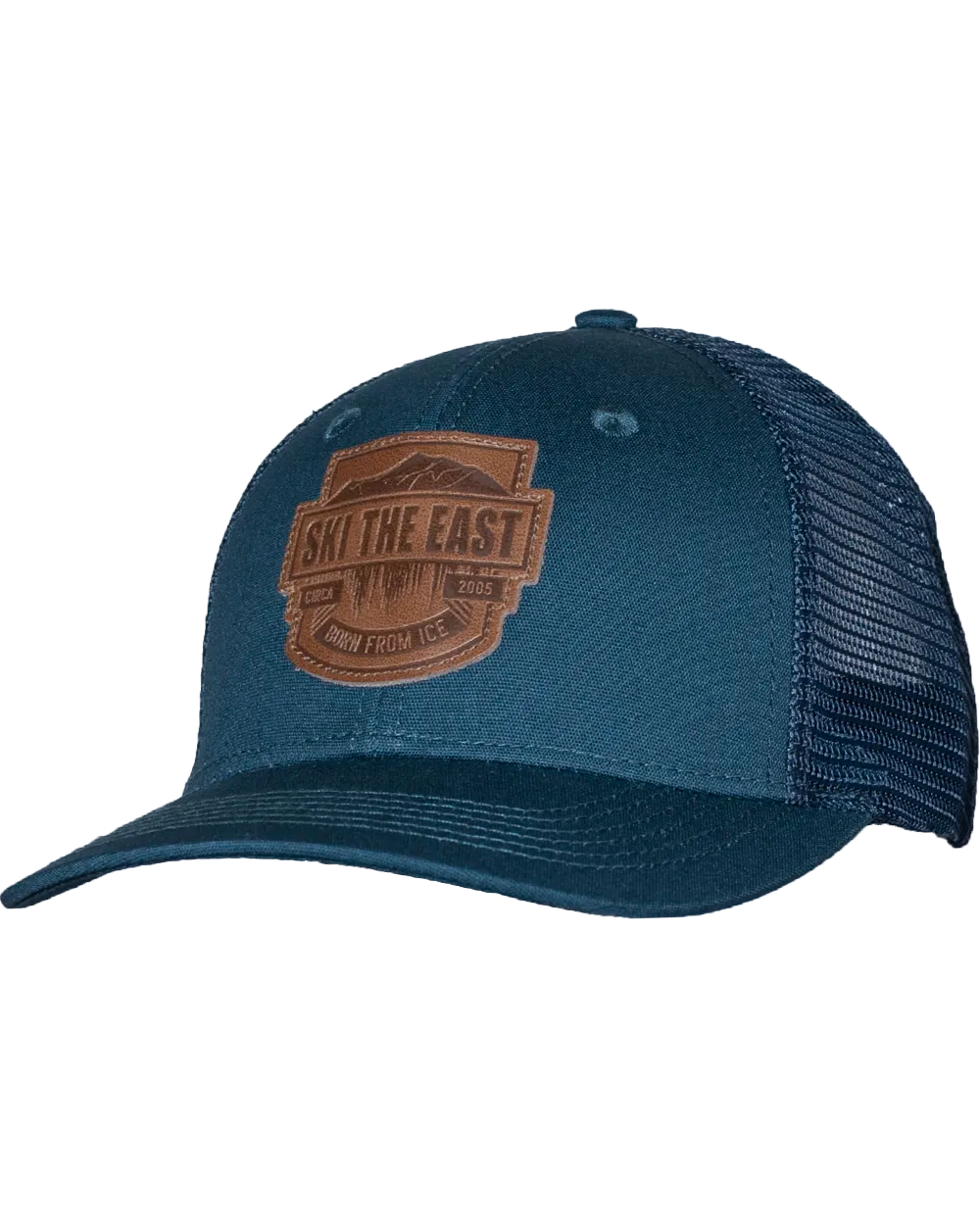 Born From Ice Trucker Hat - Indigo
