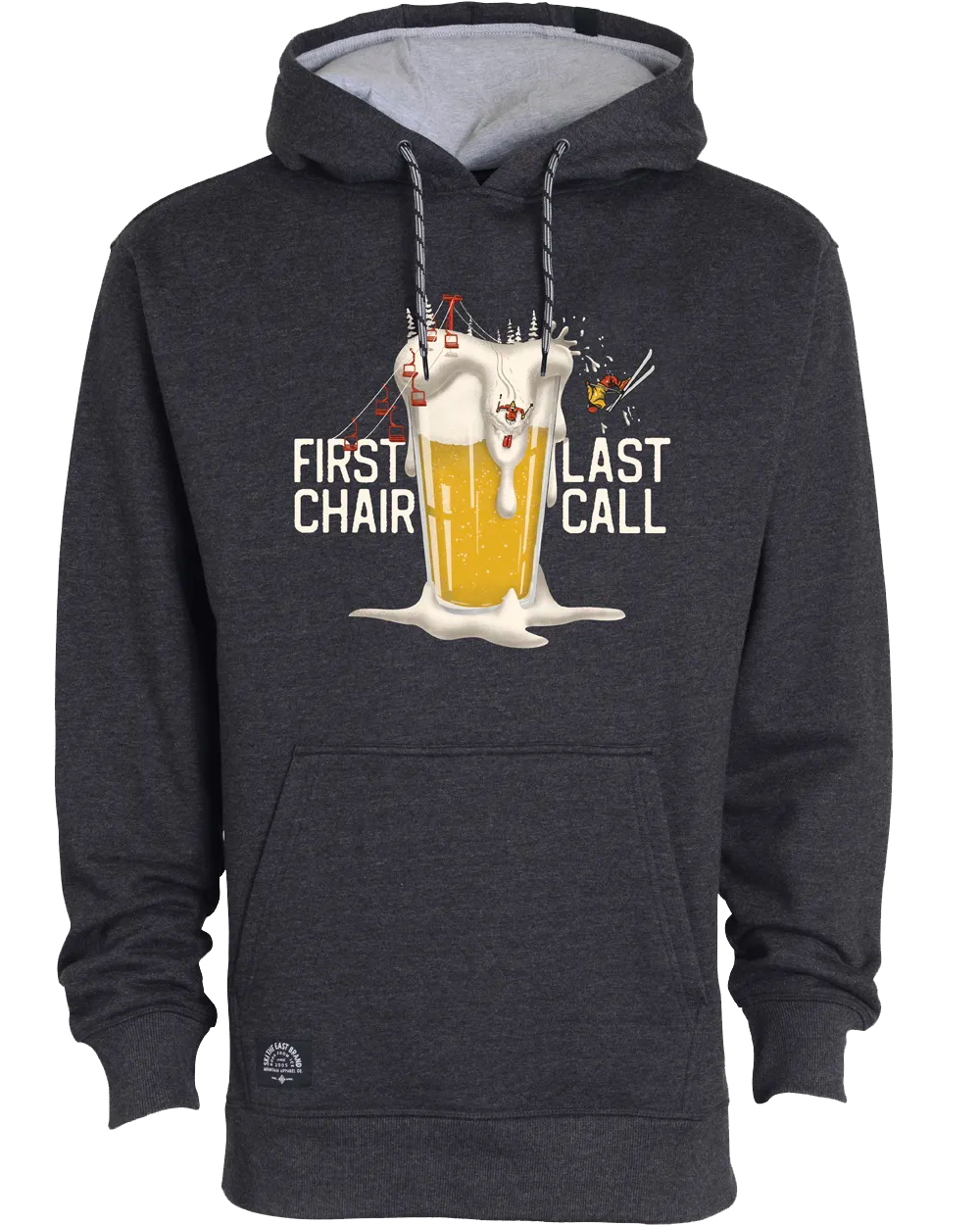First Chair Last Call Hoodie - Vintage Black