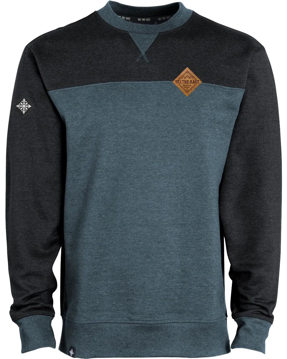 Quarry Crew Sweatshirt - Vintage Black/ Indigo