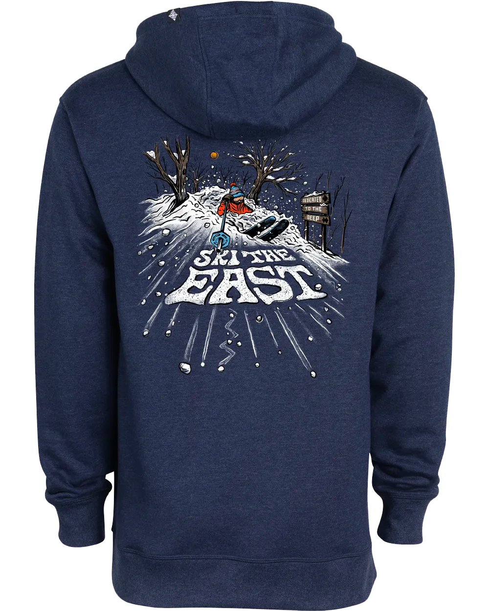Dedicated To The Deep Hoodie - Navy