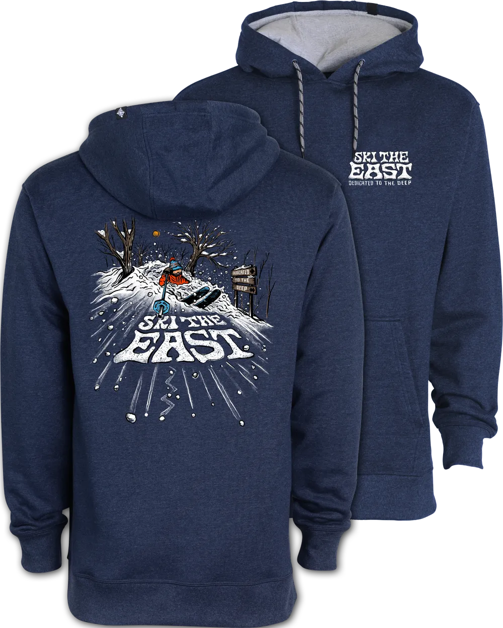 Dedicated To The Deep Hoodie - Navy