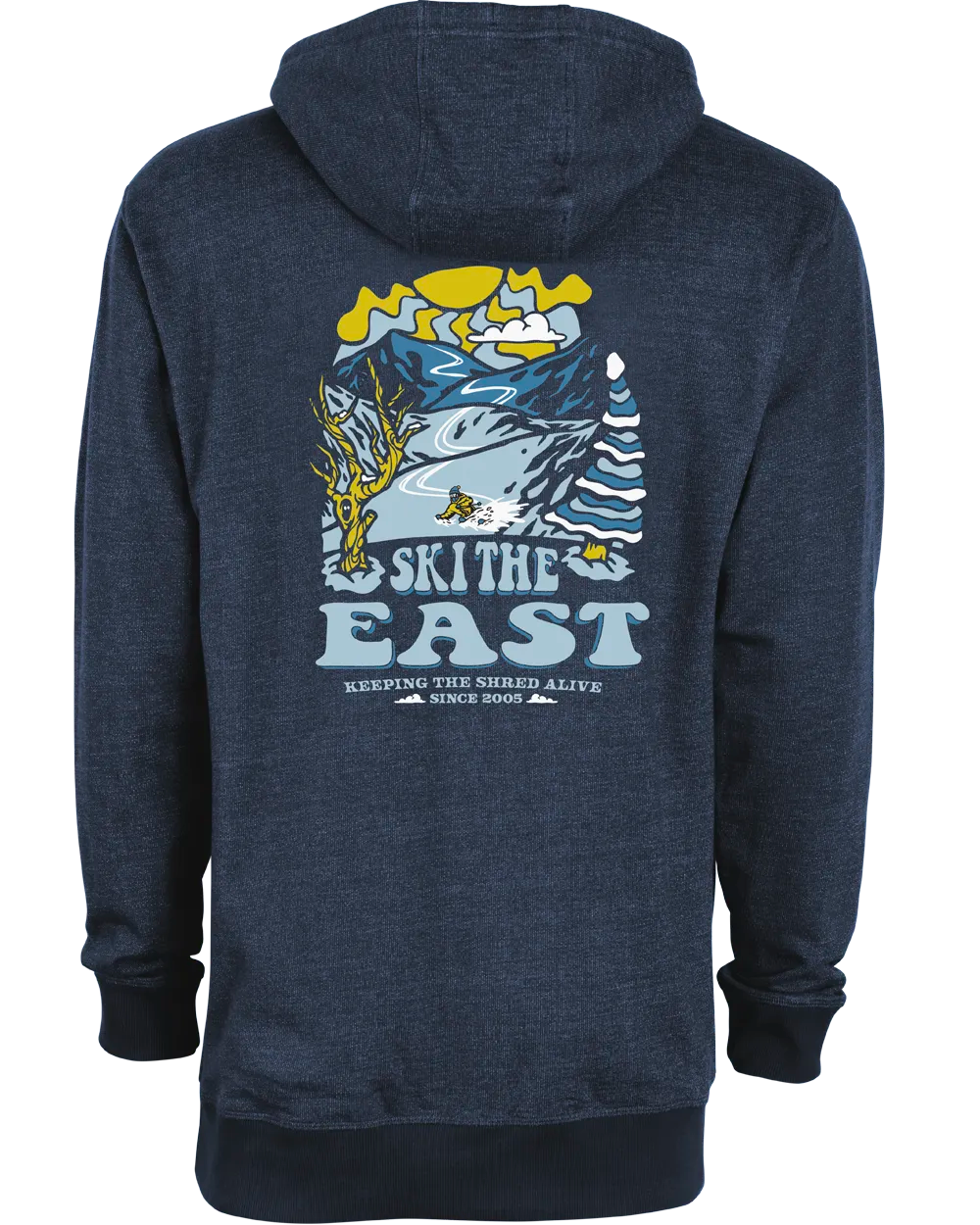 Powder Daze Lightweight Hoodie - Navy