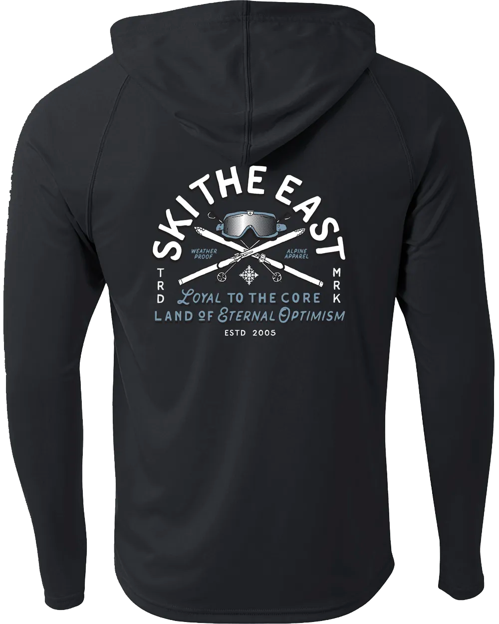 Eternal Era Thermal Hooded Long Sleeve - Vintage Black