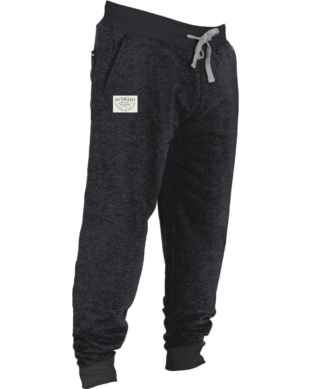 Woodland Waffle Joggers - Vintage Black
