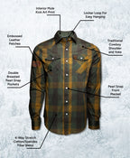 Bump Bucker Snap Shirt - Mountain Moss