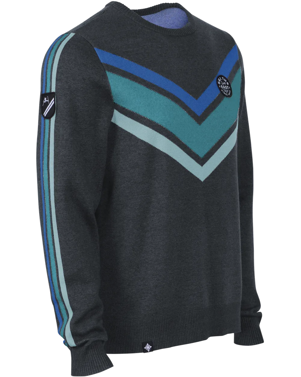 Glory Days Shredder Sweater - Vintage Black