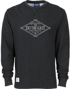 High Alpine Waffle Crew - Vintage Black