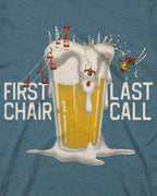 First Chair Last Call Tee - Indigo