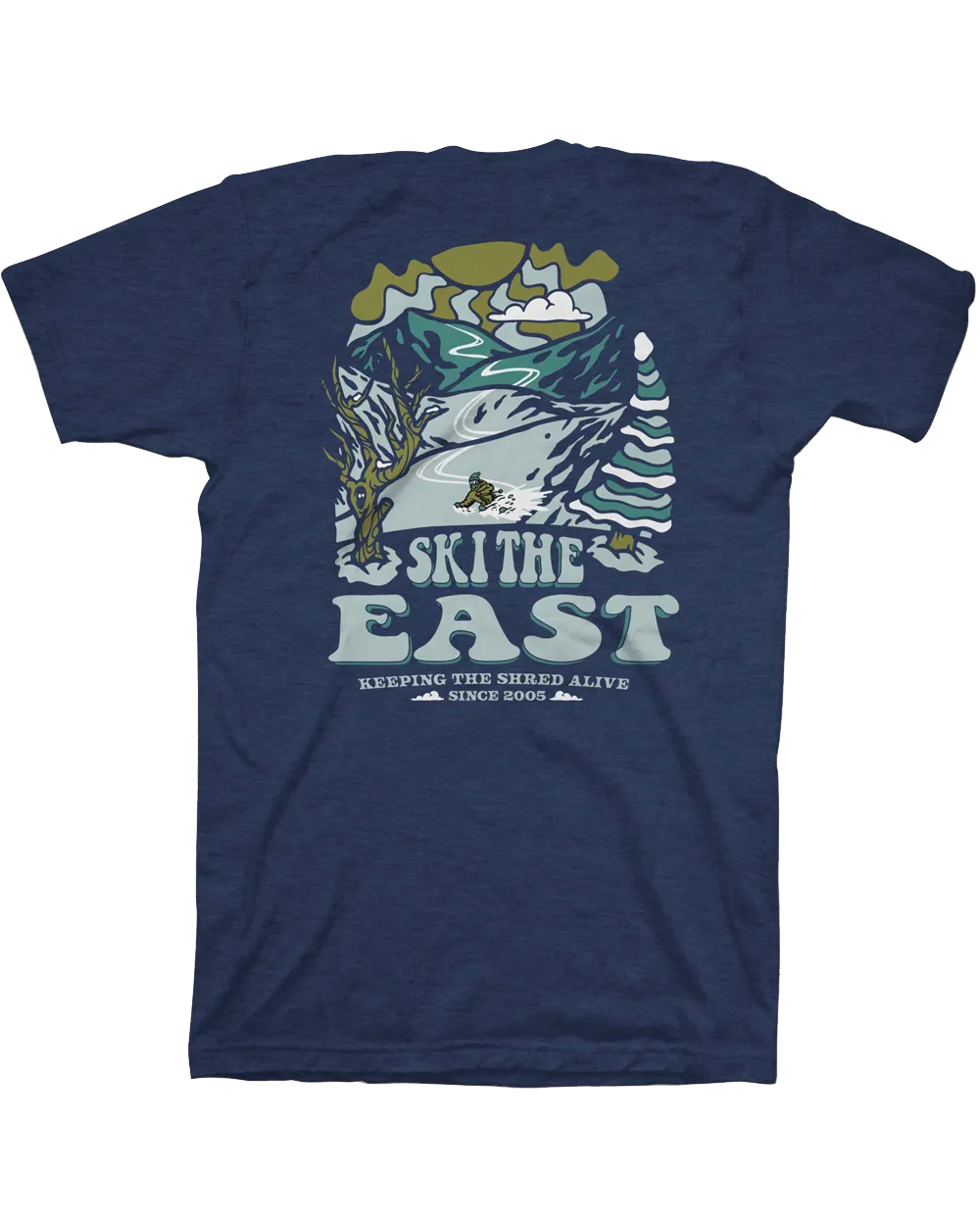 Youth Powder Daze Tee - Navy