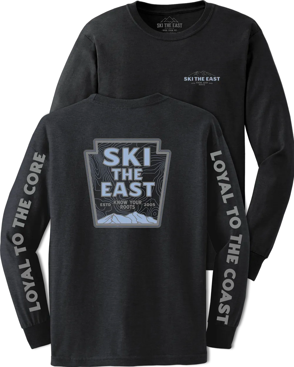 Rugged Roots Long Sleeve - Vintage Black