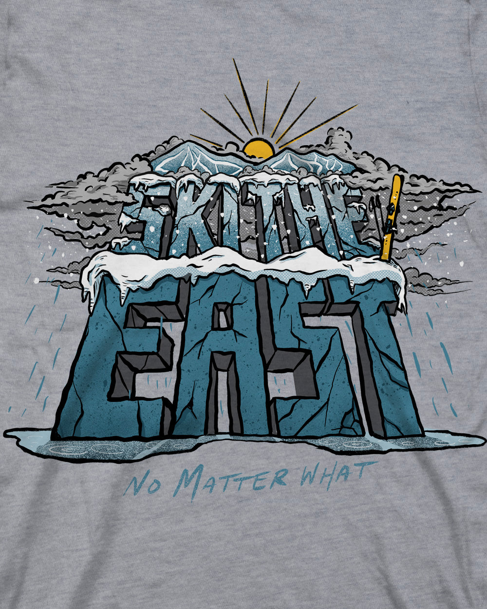 No Matter What Tee - Cloudline Gray