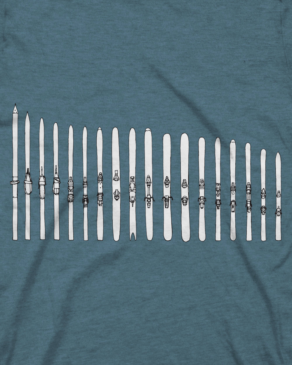 Ski Quiver Tee - Indigo