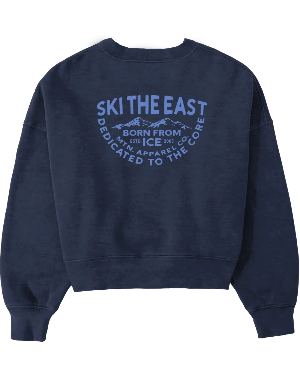 Women's Underhill Crop Crew Sweatshirt - Navy