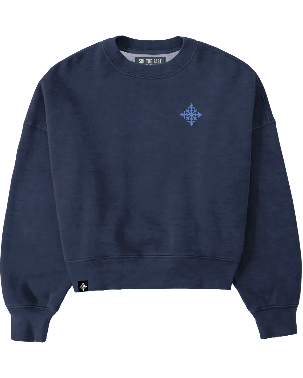 Women's Underhill Crop Crew Sweatshirt - Navy