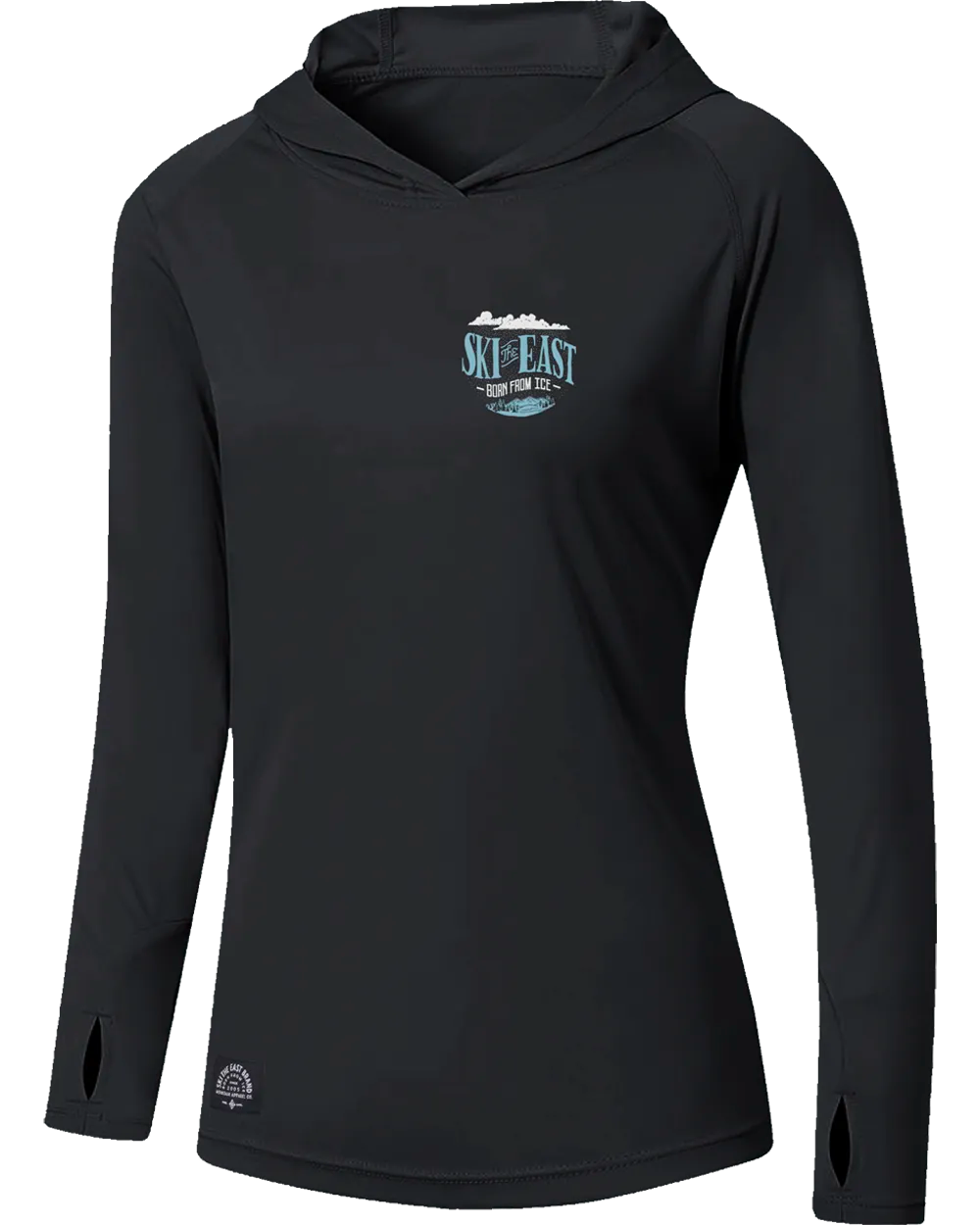 Women's Cirrus Thermal Hooded Long Sleeve - Vintage Black