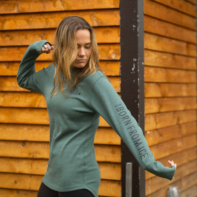 Women's Element Waffle Long Sleeve - Pine