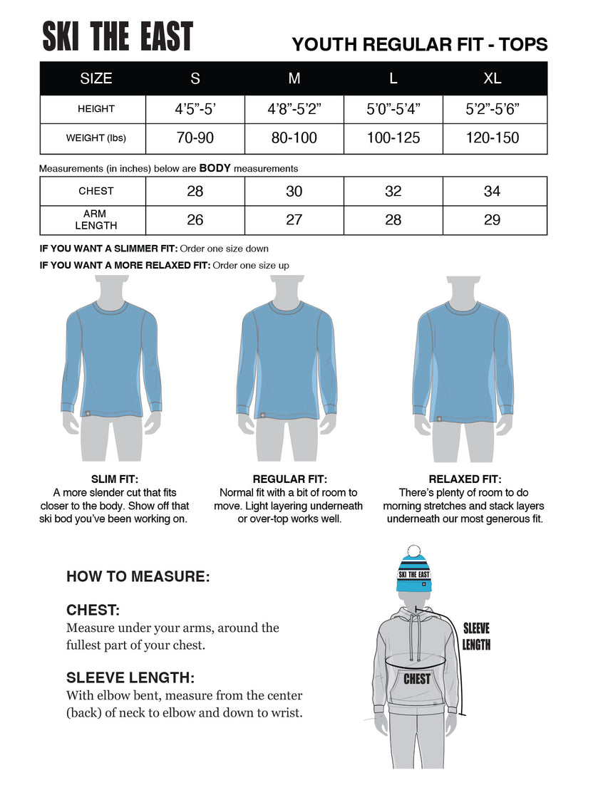 Youth Timber Baselayer Shirt – Ski The East