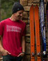 Ski Quiver Tee - Cardinal