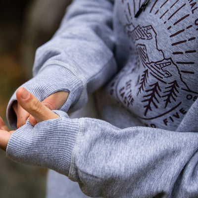 Women's Eternal Pullover Hoodie - Light Gray
