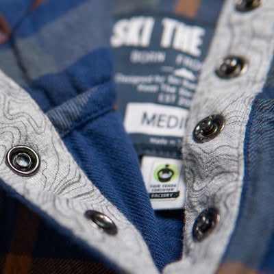 Women's Malo Pullover Flannel - Solar Blue