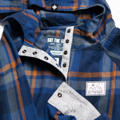 Women's Malo Pullover Flannel - Solar Blue