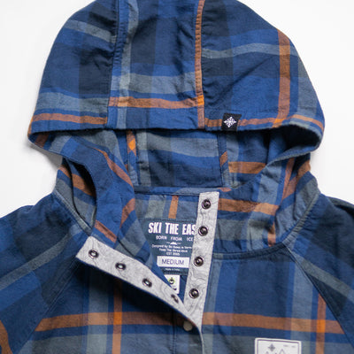 Women's Malo Pullover Flannel - Solar Blue