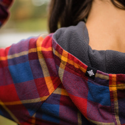 Women's Malo Fleece Lined Pullover Flannel - Summit Sun