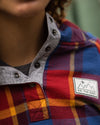 Women's Malo Fleece Lined Pullover Flannel - Summit Sun