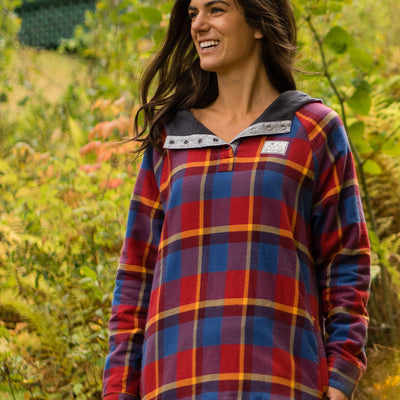 Women's Malo Fleece Lined Pullover Flannel - Summit Sun