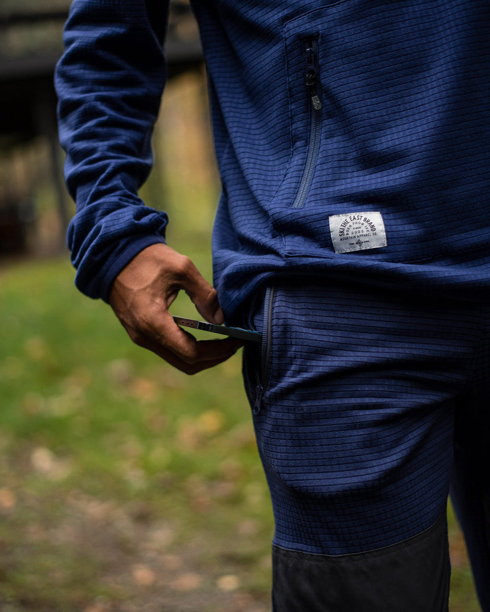 Lynx Quarter Zip Tech Fleece - Navy