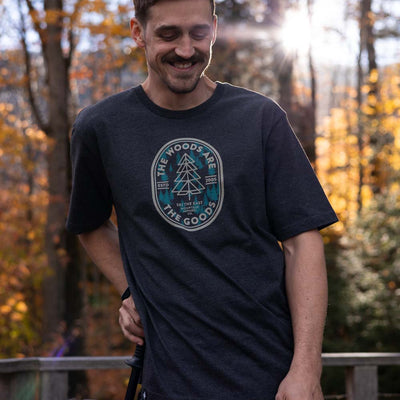 Woods Are The Goods Tee - Charcoal