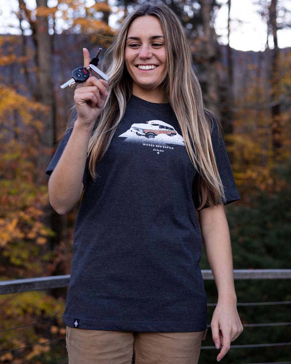 Wicked Nor'Eastah Tee - Charcoal