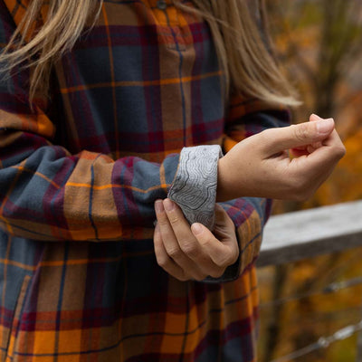 Women's Malo Fleece Lined Pullover Flannel - Ridgeline Rust
