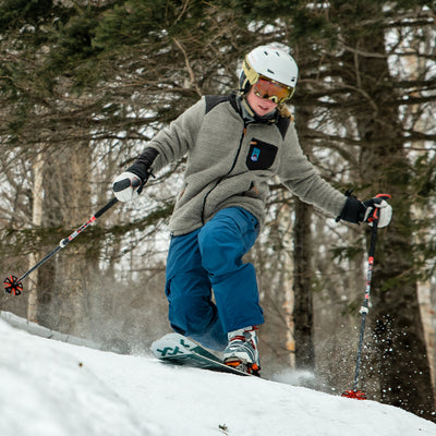 Sherpa ski jacket top
