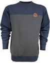 Quarry Crew Sweatshirt - Navy/Charcoal