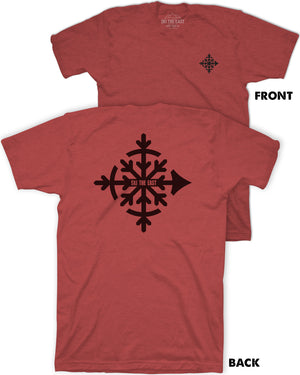 Compass Tee - Cardinal
