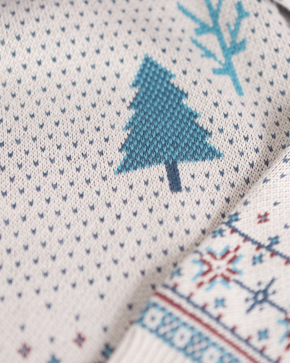 Women's Powder Day Shredder Sweater - Teal/Gray