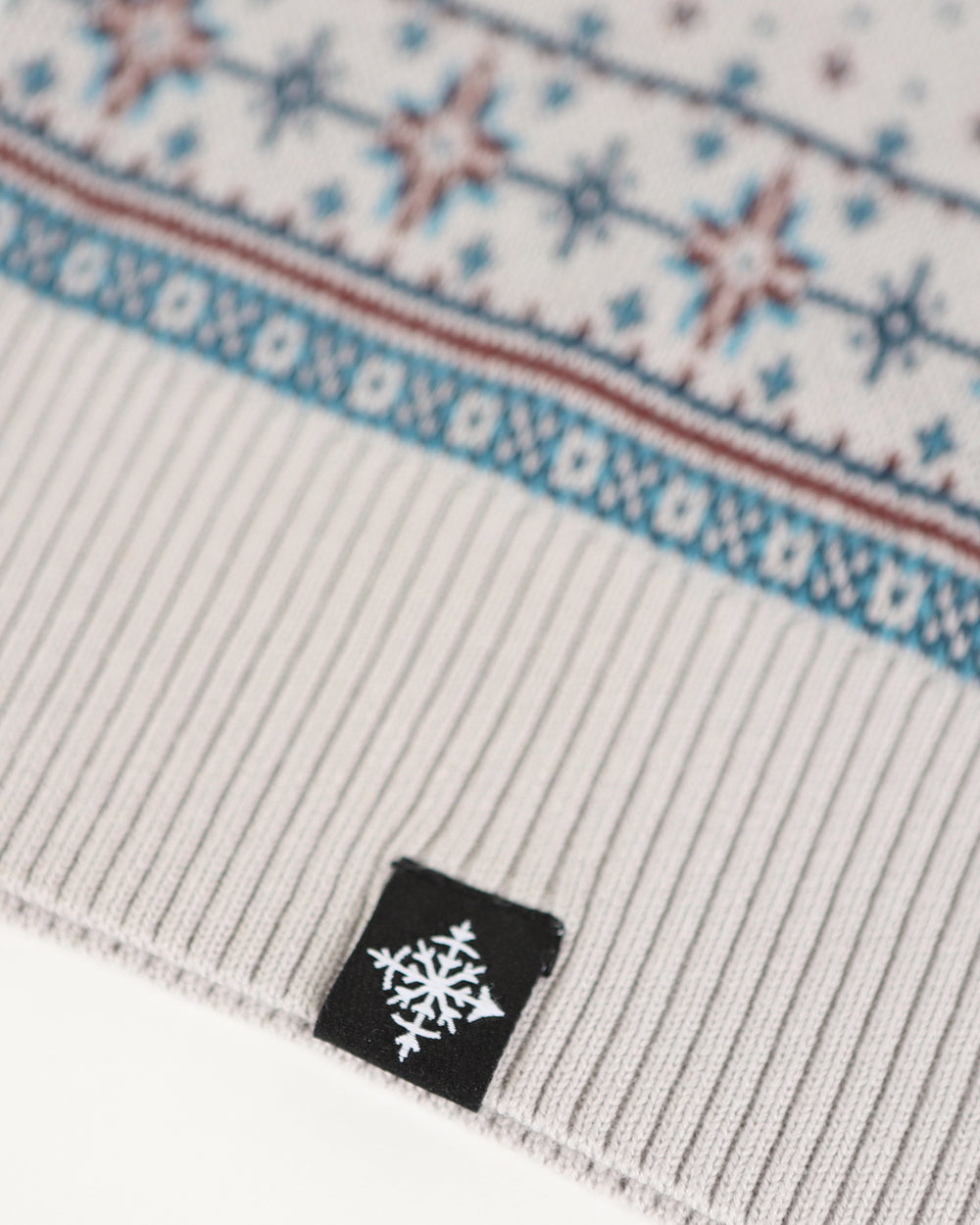 Women's Powder Day Shredder Sweater - Teal/Gray