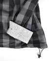Women's Malo Pullover Hooded Snap Flannel - Gray