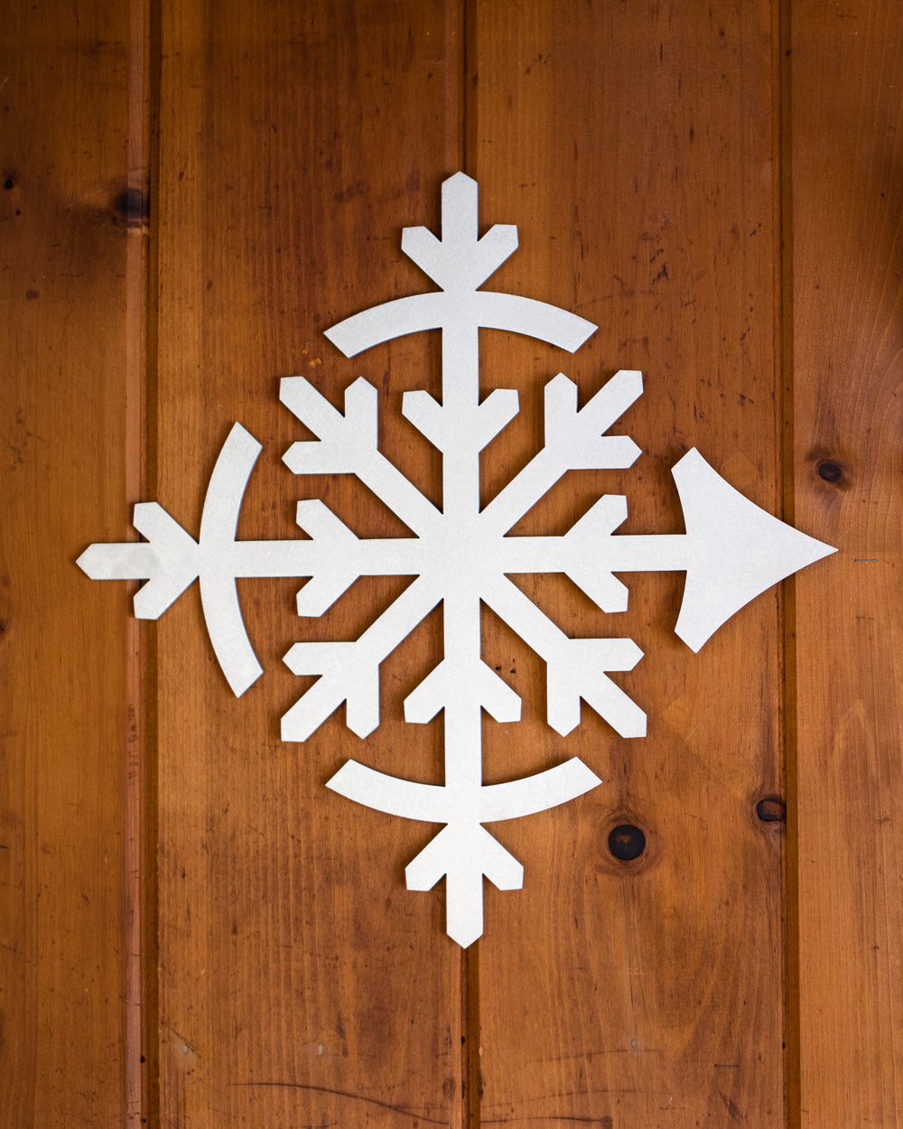 Flake Metal Wall Sculpture - Sanded