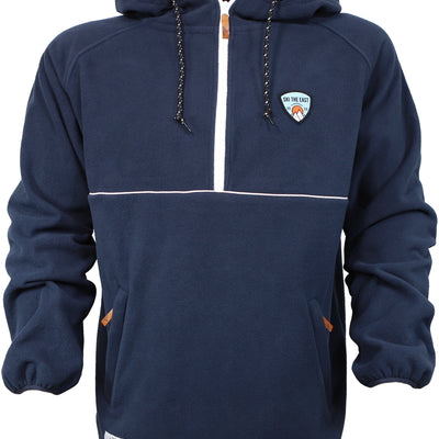 Trekker Half Zip Hooded Fleece - Navy