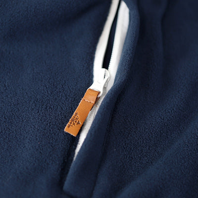 Trekker Half Zip Hooded Fleece - Navy