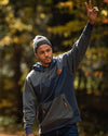 Crawford Pullover - Charcoal/Navy